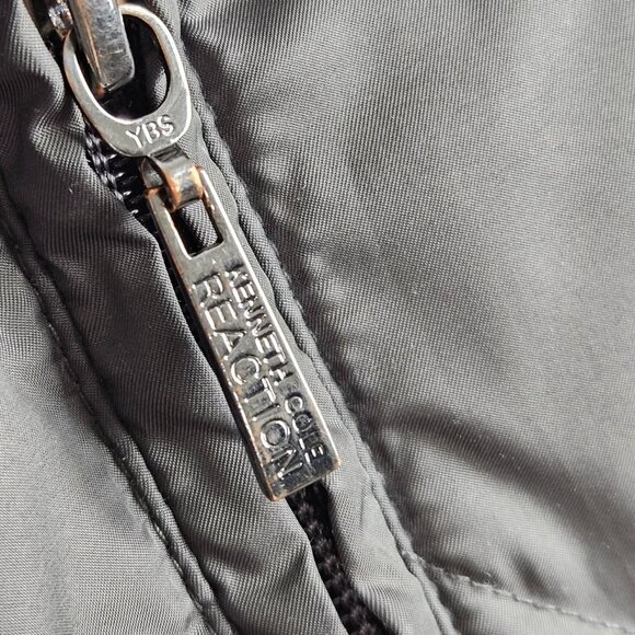 Kenneth Cole Reaction Down Feather Jacket Womens Size L Insulated Quilted Puffer - Picture 7 of 7